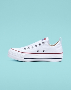 Converse Chuck Taylor All Star Női Slip On Piros/Fehér/Kék | CXARFNZ-HU